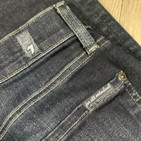 7 For All Mankind “Slimmy” Darkwash Stretch Jeans size 32 - Picture 6 of 13